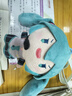 灵动创想初音未来Miku马尾甩甩fufu周边玩偶毛绒公仔生日礼物凶凶款 实拍图