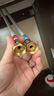 潜水艇（Submarine）枪灰色黄铜加厚三角阀八字阀陶瓷阀芯红蓝标国标4分进出水1冷+1热 实拍图