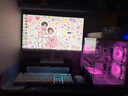 HKC 27英寸2K 144Hz高刷IPS面板HDR10硬件低蓝光护眼P3广色域三面微边台式办公电脑白色显示器V2719QW 实拍图