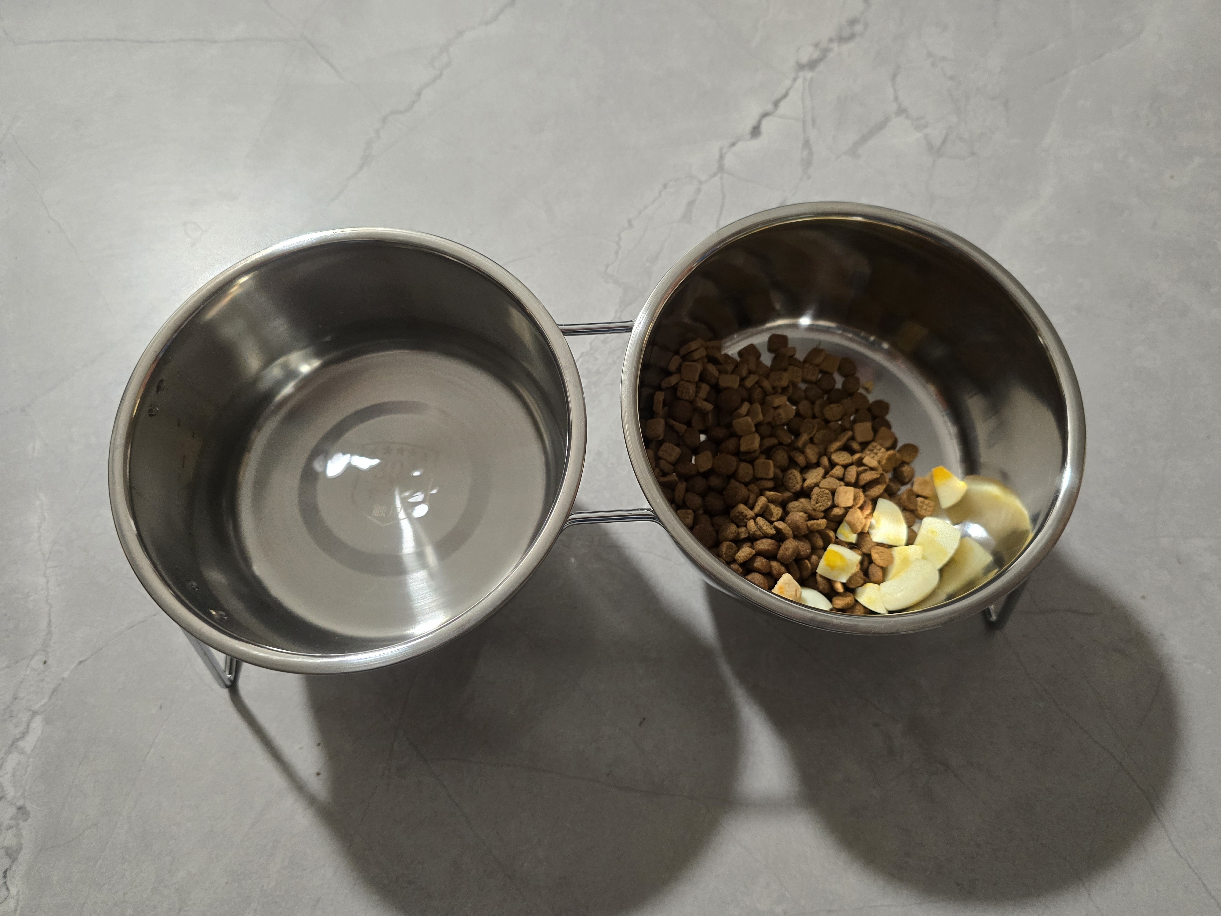 HELLOJOY狗碗食盆加大加深猫碗双碗保护颈椎猫狗宠物喝水碗饭盆干湿分离 实拍图