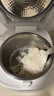 松下（Panasonic）【价保618】饭光光2.0电饭煲0涂层内胆不粘锅IH加热家用2.9L不锈钢无涂层电饭锅3-4人SR-HNS102-W 实拍图