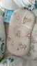 babycare新生儿枕头硅胶云片枕婴儿透气宝宝枕头0-6月可机洗43*21魔法兔 实拍图