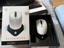 外星人（Alienware）610M+510K 键鼠套装（无线2.4g游戏鼠标 有线机械键盘 ）RGB高端电竞外设 送女友 节日礼物 白色 实拍图