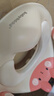 世纪宝贝（babyhood）儿童马桶圈男女宝宝坐便器马桶辅助便圈PVC软坐垫 小兔子 甜橙粉 实拍图