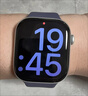 Apple/苹果 Watch S11 智能手表GPS+蜂窝款42毫米银色铝金属表壳雾紫色运动型表带S/M MF9G4CH/B情人节 实拍图