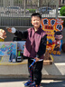 莱邦宸新款爱心义卖活动摊位牌装饰幼儿园跳蚤市场布置摆摊海报KT板定制 跳蚤摊位义卖牌套装A【立牌+地垫+价格签+支架+笔】 实拍图