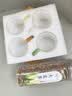 玻璃彩色把手杯品茗杯花茶套装茶杯防爆耐热小把杯100ml 随机4只（彩把） 实拍图