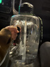 富光吨杯桶大容量塑料杯水杯Tritan刻度吸管运动户外水壶杯子2600ML 实拍图