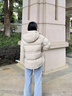 波司登冬羽绒服女士修身短款休闲加厚脱卸帽立领休闲百搭外套 实拍图
