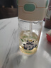 膳魔师（THERMOS）儿童节水杯tritan吸管杯小学生开学必备水壶小熊猫420ml黄 实拍图