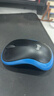 罗技（Logitech）M185鼠标 无线鼠标 办公鼠标 对称鼠标 黑色蓝边 带无线2.4G接收器 实拍图
