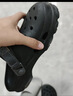 卡骆驰（CROCS）经典特林洞洞鞋男女同款拖鞋耐磨休闲鞋|206340 黑色-001 40 (250mm) 实拍图