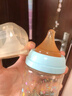乐起偏心奶嘴仿真母乳质感新生婴儿鸭嘴吸嘴超软防胀气适配贝亲宽口径 仿母乳偏心奶嘴  S号1孔（适合1-3月）1只装 实拍图