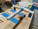 NVV科技航天diy手工制作材料包 空间站模型小学生实验套装儿童物理科学玩具六一男女孩礼物 KQU-E-c03 实拍图