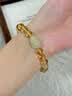 中国黄金（CHINA GOLD）招财貔貅手链女2026新款黄水晶手串结婚纪念日礼物送老婆女友生日 实拍图