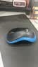罗技（Logitech）M185鼠标 无线鼠标 办公鼠标 对称鼠标 黑色蓝边 带无线2.4G接收器 实拍图