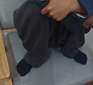 嘟嘟家【软牛仔】儿童牛仔裤春款宝宝裤子春装男童长裤休闲女童童装衣服 藏青色 120 实拍图