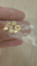 领丰金黄金豆豆金块AU9999足金实心真金豆子收藏节日礼物送女友送朋友 金豆0.5g国检证签 实拍图