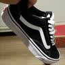 VANS范斯官方 升级款ComfyCush Old Skool舒服运动鞋低帮 黑色 36.5 实拍图