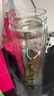 富光 男女士双层玻璃杯 高硼硅玻璃304茶隔水杯子 带茶隔泡茶杯500ml 实拍图