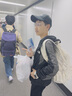 Landcase背包双肩包男大容量旅行包出差登山包户外轻便女书包8051紫色小号 实拍图