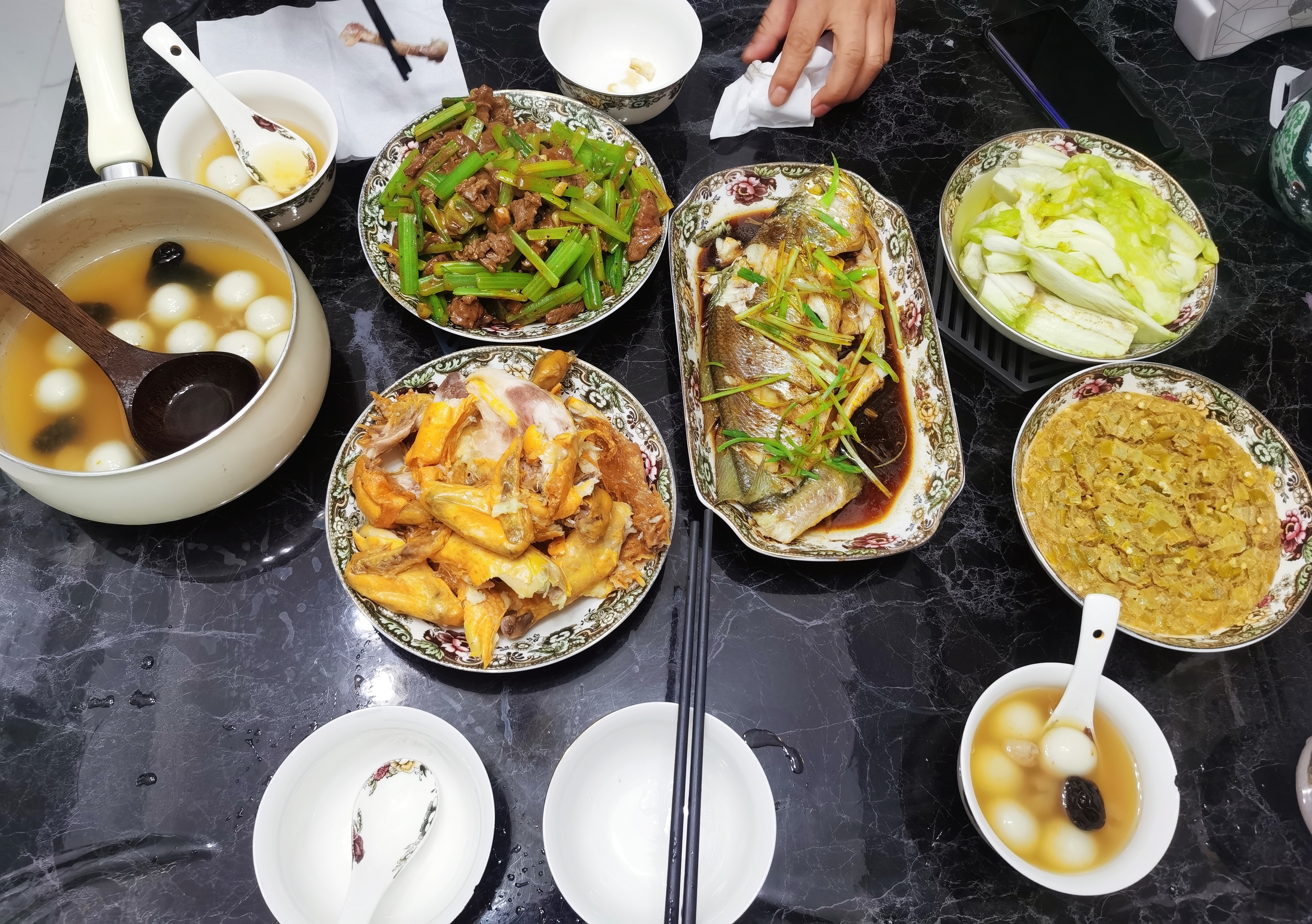 育青食品 盐焗鸡500g 台湾客家风味烧鸡 即食熟食白切手撕鸡 盐焗鸡500g+育青鸡580g 实拍图