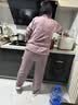 俞兆林中老年妈妈睡衣女春夏送礼纯色棉质婆婆大码休闲老人家居服套装 实拍图