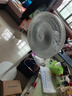 美的（Midea）【飓风节能】七叶柔风立式电风扇/家用轻音落地扇/台式小型风扇/大风力遥控定时摇头风扇 SAH35BSJ 实拍图