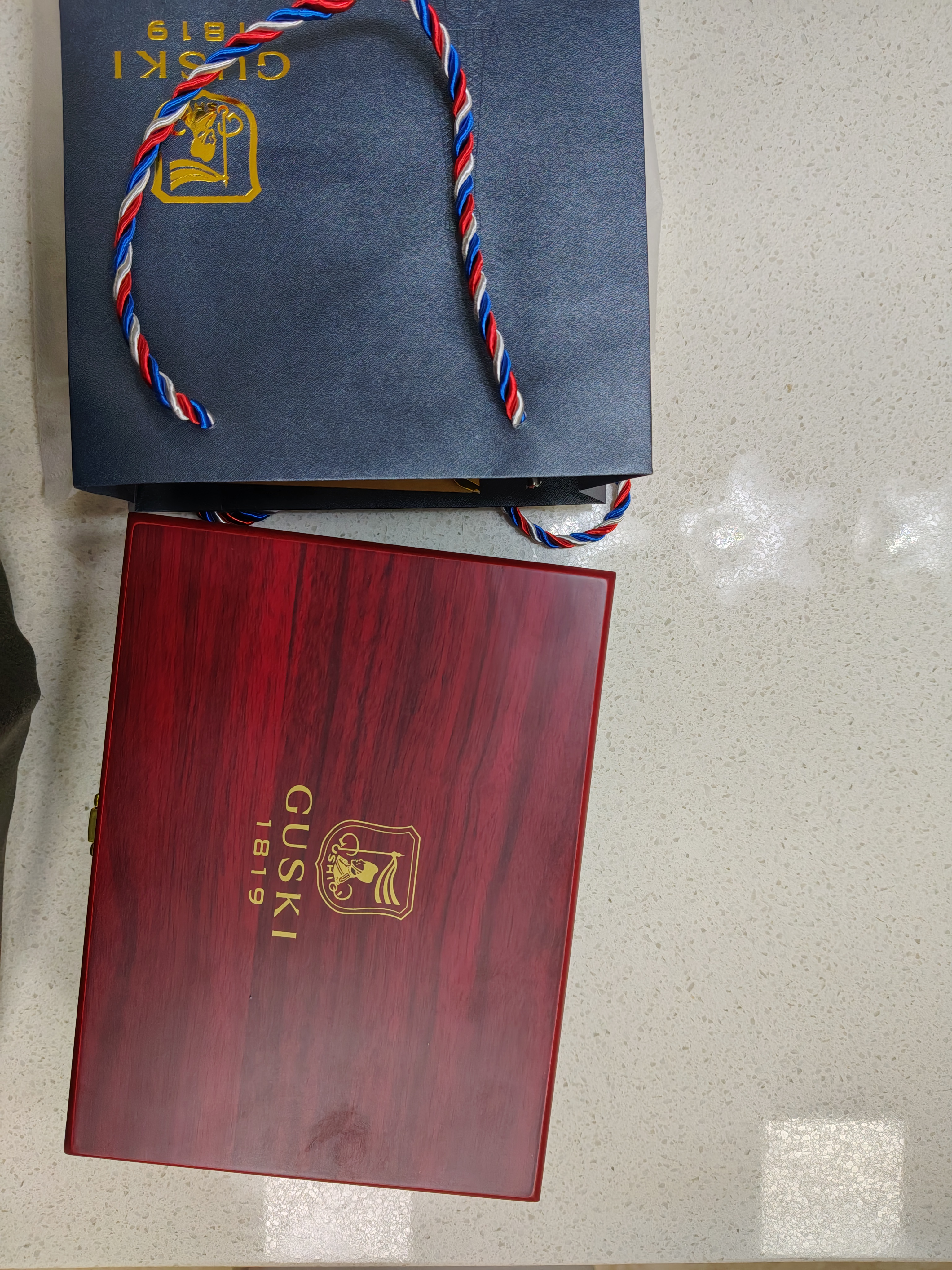 古士旗品牌男士皮带男真皮自动扣腰带裤带礼盒生日礼物送男友老公 实拍图