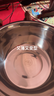 LZJV不锈钢沥水篮洗菜盆厨房家用洗水果洗菜篮淘米盆筛 特厚特深 28cm实盆送漏盆 实拍图