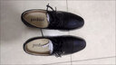 金猴（JINHOU）绅士男鞋牛皮三接头 百搭商务系带男士正装鞋皮鞋 黑色 42 实拍图