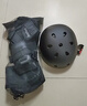 酷峰（kufun）轮滑护具全套头盔套装防护溜冰滑板滑雪陆冲板骑行成人儿童男女 7件套 黑色护具+头盔 M适合65至115斤 实拍图