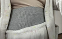 百傲鲨日本进口护腰带保暖男女防寒暖胃保暖腰带神器老人肚围护肚子成人 浅灰色 实拍图