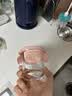 babycare婴儿辅食盒玻璃宝宝辅食保鲜工具便携防漏可蒸煮冷冻储存-粉220ml 实拍图