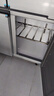 奥克斯（AUX）四门冰箱商用冷藏冷冻双温冰柜六门大容量冰箱餐饮厨房饭店立式不锈钢保鲜柜四开门冰箱冷藏展示柜 经济款四门 | 铜管制冷【上冻下藏-15℃】 实拍图