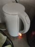 美的（Midea）电热水壶烧水壶1.7L304不锈钢0涂层双层隔热自动断电1500W养生冲奶 MK-SH17M130【价保618】 实拍图
