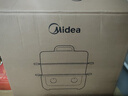 美的（Midea）电蒸锅电蒸箱家用双层多功能大容量全自动蒸锅一锅多用蒸菜蒸汽神器蒸笼 蒸煮一体蒸汽锅 17.5L 【上蒸下煮】ZGE302399 实拍图