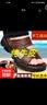 【全真牛皮】男夏潮流厚底耐磨防滑软底轻便时尚男士凉拖沙滩鞋 棕色【头层牛皮】1809 44 【270标准运动鞋尺码】 实拍图