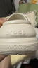 CROCS卡骆驰檀健次同款经典泡芙洞洞鞋轻便舒适男女同款花园鞋|207521 骨白色-2Y2(含智必星) 35 (210mm) 实拍图