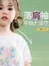 ASK JUNIOR童装儿童套装女童夏装小童短袖阔腿裤运动休闲两件套 花色 120 实拍图