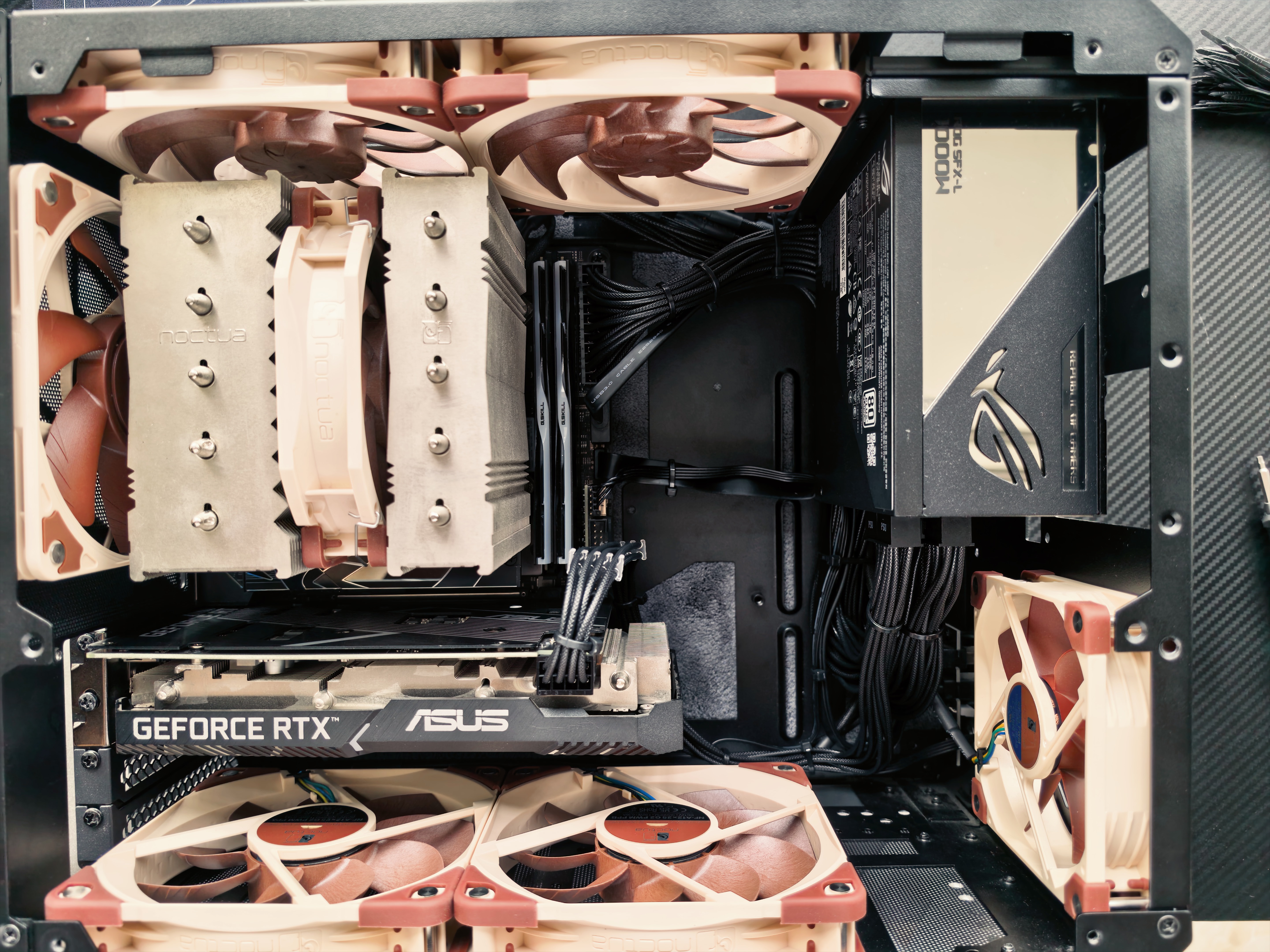 华硕ROG洛基 1000W SFX-L电源ATX3 /神光同步/日系电容/白金认证/适配50系显卡 LOKI 实拍图
