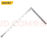 得力（deli）不锈钢拐尺钢角尺L型尺木工直角90度尺双面刻度250x500mm 实拍图