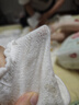 全棉时代儿童袜子7A抗菌婴幼儿宝宝纯棉中筒袜 黄白绿 14-16cm 实拍图