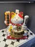 吉猫堂招财猫摆件开业大号自动摇手店铺前台家居客厅装饰发财猫送礼礼品 32CM高【我为财运举大旗】当次日达 【礼盒+坐垫+围脖】电池插电两用 实拍图