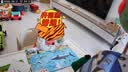 曼龙儿童多功能学习桌书桌可升降写字绘画工具桌游戏桌积木桌椅套装 实拍图