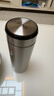 希诺保温杯男大容量不锈钢水杯办公车载便携茶杯子XN-5608A本色 460mL 实拍图
