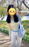 星昔星星托特包女2026新款韩系大容量通勤百搭手提帆布包慵懒风手提包 蓝色星星单肩包 无配饰 实拍图