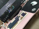狼蛛（AULA）S99无线蓝牙有线三模键盘机械手感 游戏电竞专用 99键 RGB背光拼色静音键盘鼠标套装mac电脑键盘 S99复古灰【三模/RGB】 实拍图