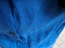 优衣库法国麻衬衫/长袖女装衬衣26春夏新款483868 66 蓝色 S 实拍图