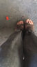 罗伦·邦帅凉鞋男真皮夏季男士沙滩鞋头层牛皮凉拖鞋浴室洗澡防滑皮凉鞋 2代加厚鞋底-黑色 39 实拍图